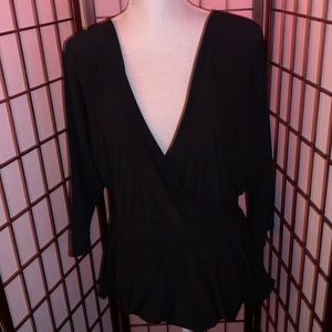 Curvy Girl V-Neck Blouse